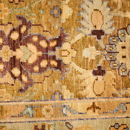 Indian Wool Carpet With A Persian Farahan Design-id5
