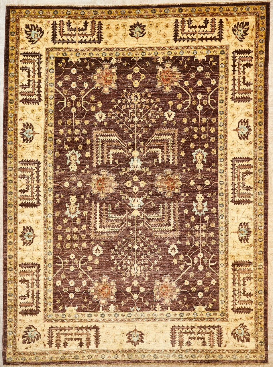 Pakistan Handmade Wool Bakhtiari Rug With A Persian Design product image #27139288498346